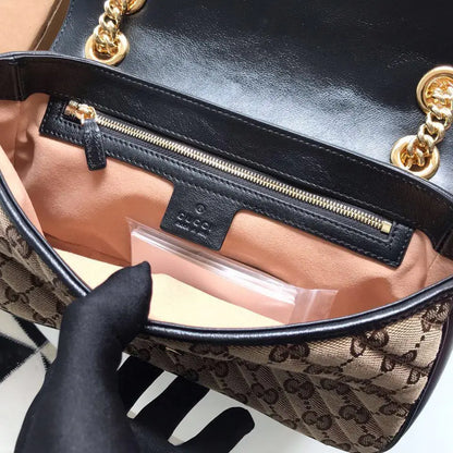 GGマーモント ミニキルティングショルダーバッグ