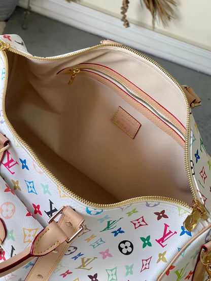 LV タカシ・ムラカミ キーポル・バンドリエール 45 バッグ（マルチカラーモノグラムキャンバス） – LW175