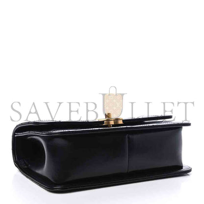 シャネル マスター カーフスキン キルティング ミニ パーフェクトフィット フラップ ブラック (22×14.5×8cm)