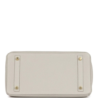 エルメス バーキン 30 グリ ペルル トゴ ゴールド金具