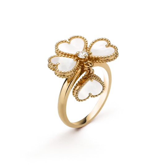 ヴァン クリーフ＆アーペルの新作スウィート アルハンブラ エフィヤージュ リング