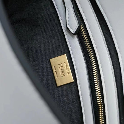 フェンディ アイスホワイト セレリア バッグ バゲット