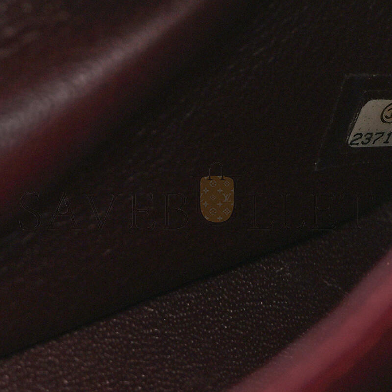 シャネル キャビア キルティング ミディアム ダブルフラップ 1629635 (25*15*6cm)