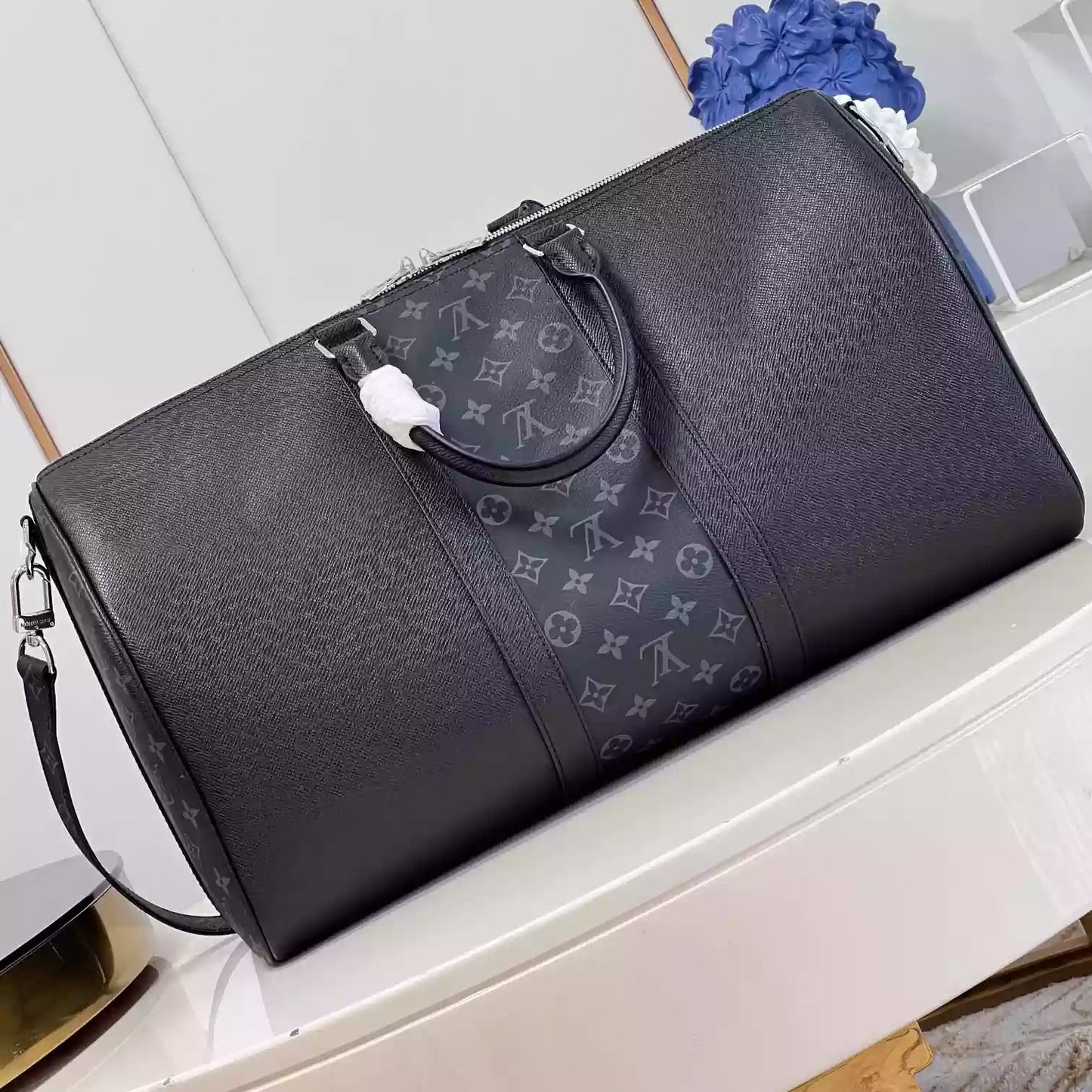 キーポル 50 バンドリエール タイガ カウハイドレザー＆モノグラム エクリプス コーティングキャンバス M30235 – LW378