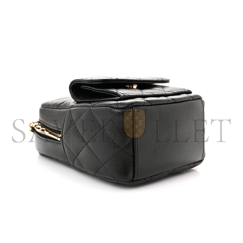 シャネル マスター キャビア キルティング CC ミニ クラシック バックパック AP3753 (18*13*9cm)