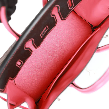 エルメス スペシャルオーダー（HSS）バーキン 25 ブラック＆ローズアザレ Ch