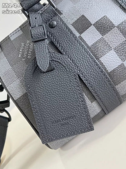 キーポル バンドリエール 25 バッグ ブラック ダモフラージュ ブラック キャンバス M14919 – LW413