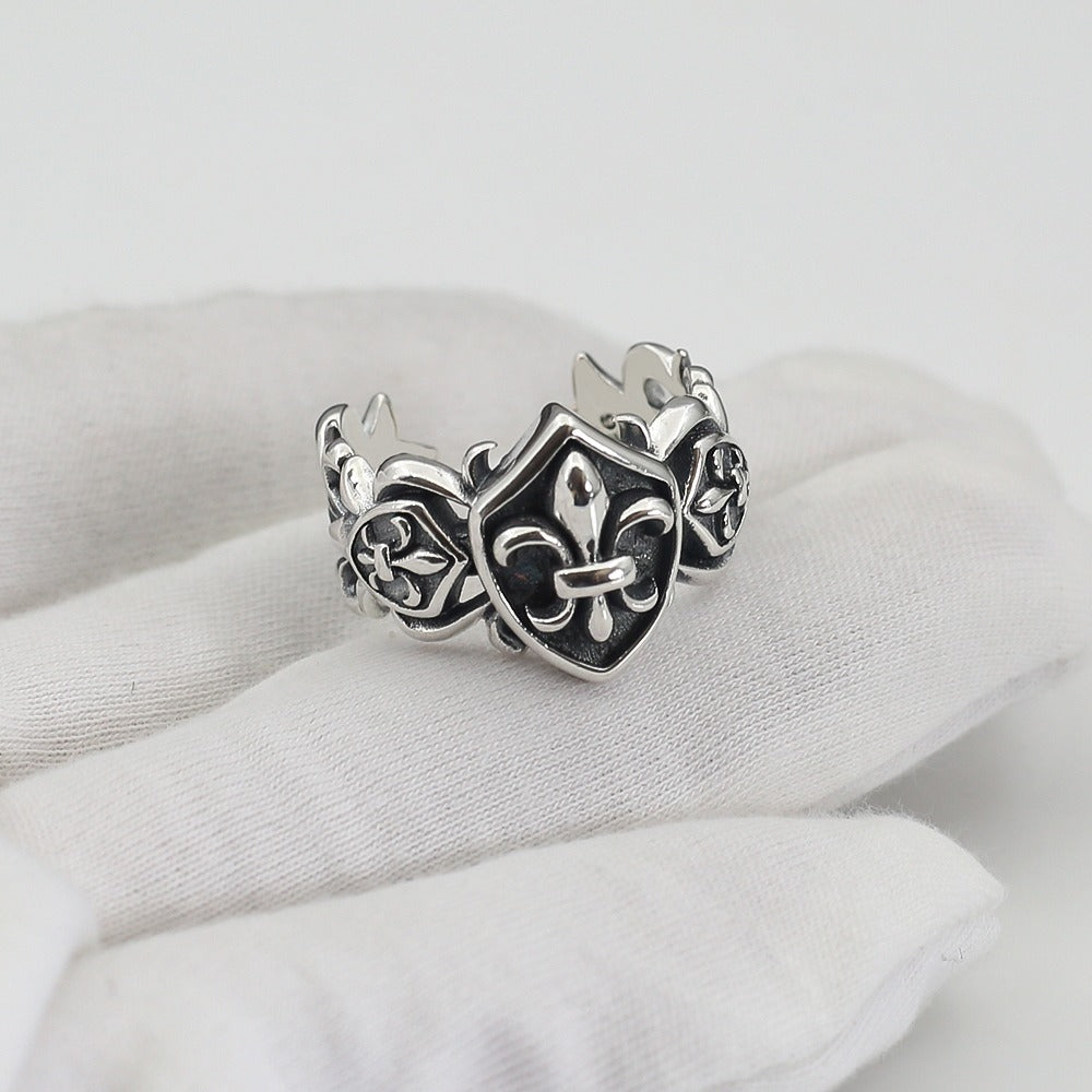 【Chrome Hearts】 男性と女性のためのクロエハートファッションパーソナリティリング