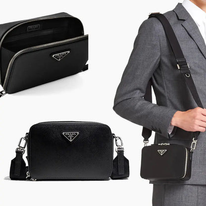 PRADA プラダ ブリック サフィアーノレザー バッグ