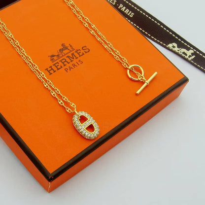 偽エルメスロゴネックレス