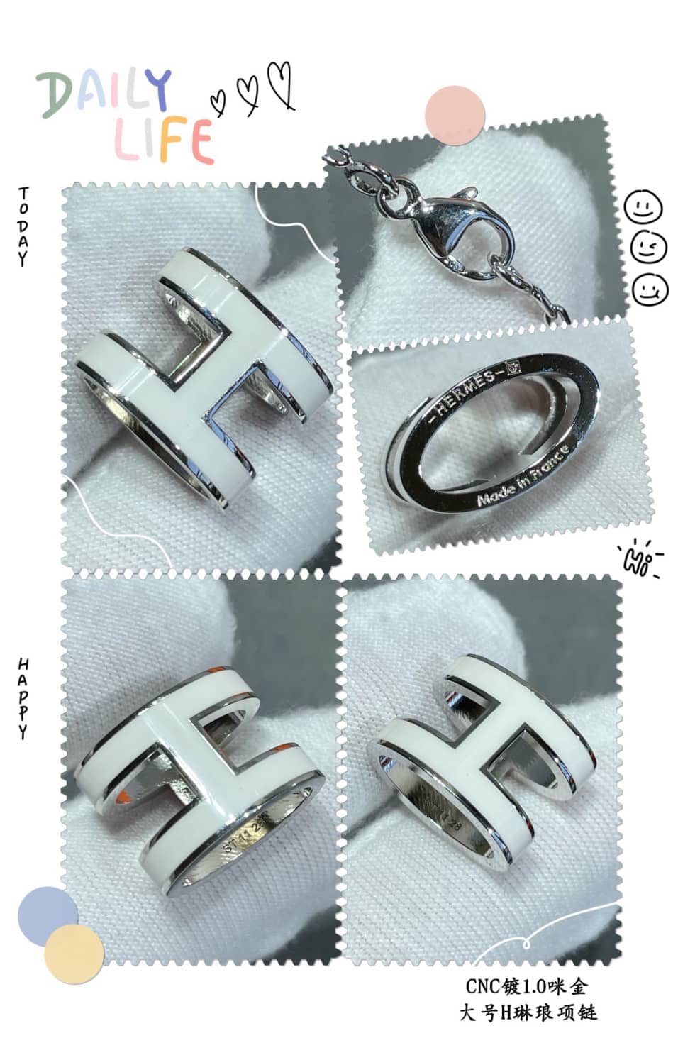 エルメスのロゴネックレスの卸売