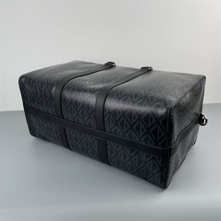 ディオール リンゴット 50 バッグ ブラック CD ダイヤモンド キャンバス – DIO009