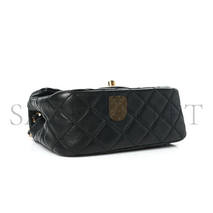 シャネル マスターラムスキン キルティング ミニパール クラッシュフラップ AS1786 (17×12×7cm)