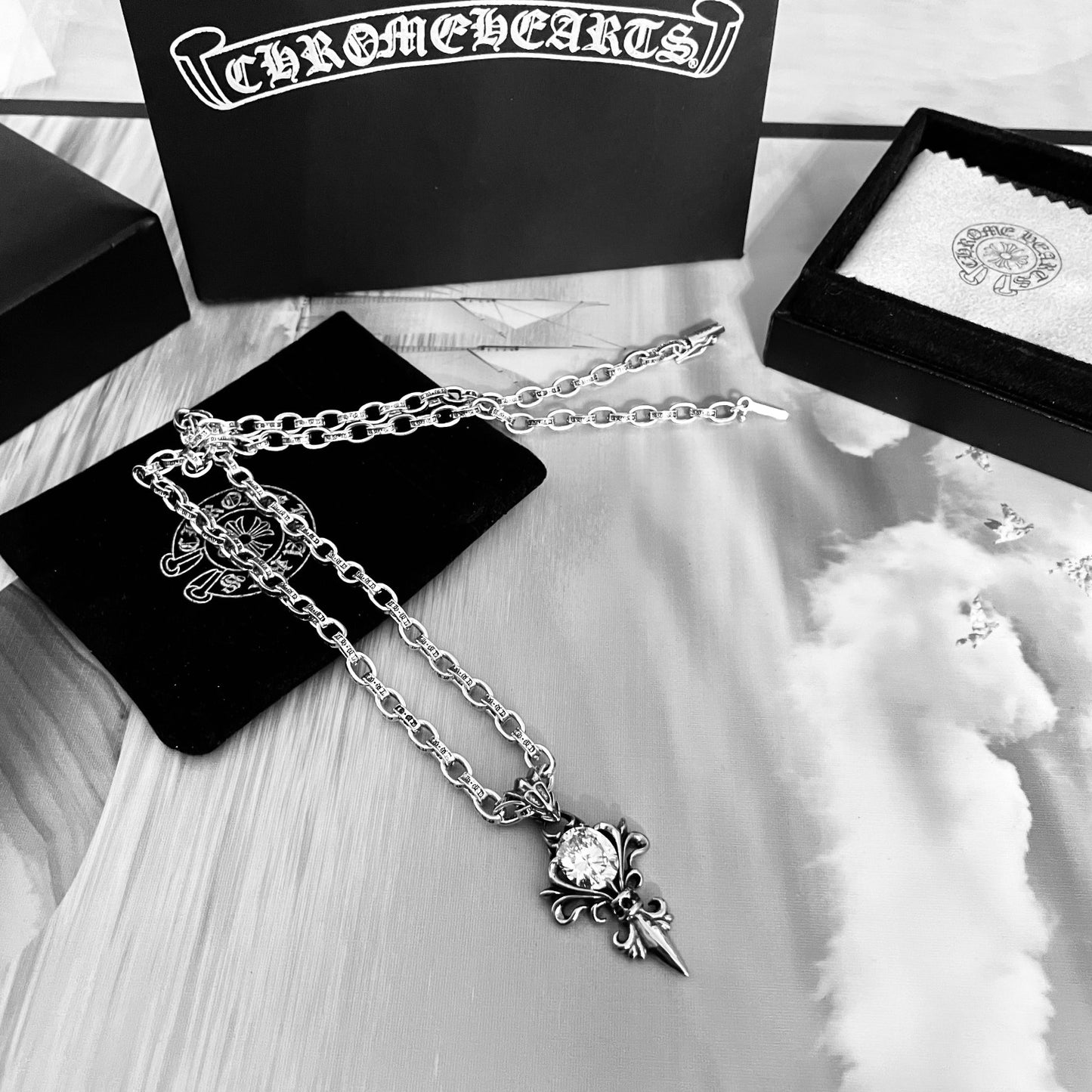 【CHROME HEARTS】ネックレス、新しいネックレス万能シンプルファッションオーナメント