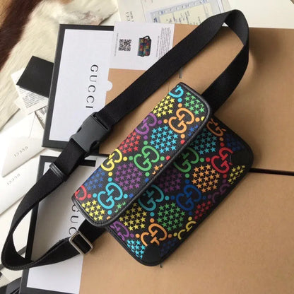 GGブラックベルトバッグ