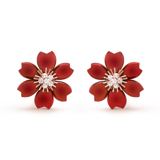 ヴァン クリーフ＆アーペルのローズ ドゥ ノル イヤリング（スモールサイズ）の新着商品