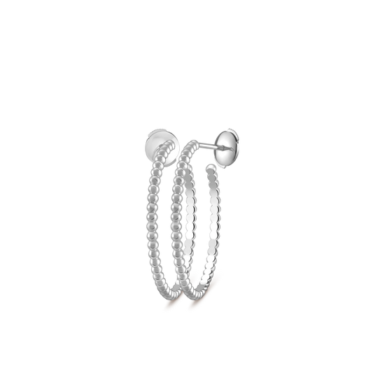 ヴァン クリーフ＆アーペルの新作、ペルレ ゴールド パール リング イヤリング、スモールサイズ