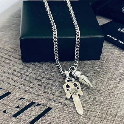 【Chrome Hearts】ネックレス、新しいネックレス万能シンプルファッションオーナメント 男女兼用