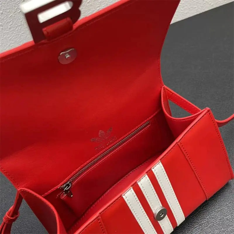 BALENCIAGA×ADIDAS カーフスキン ボックス バッグ 3色