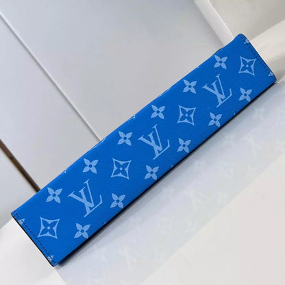 ポシェット ボヤージュ MM ブルー タイガ カウハイドレザー M30423 – LW408