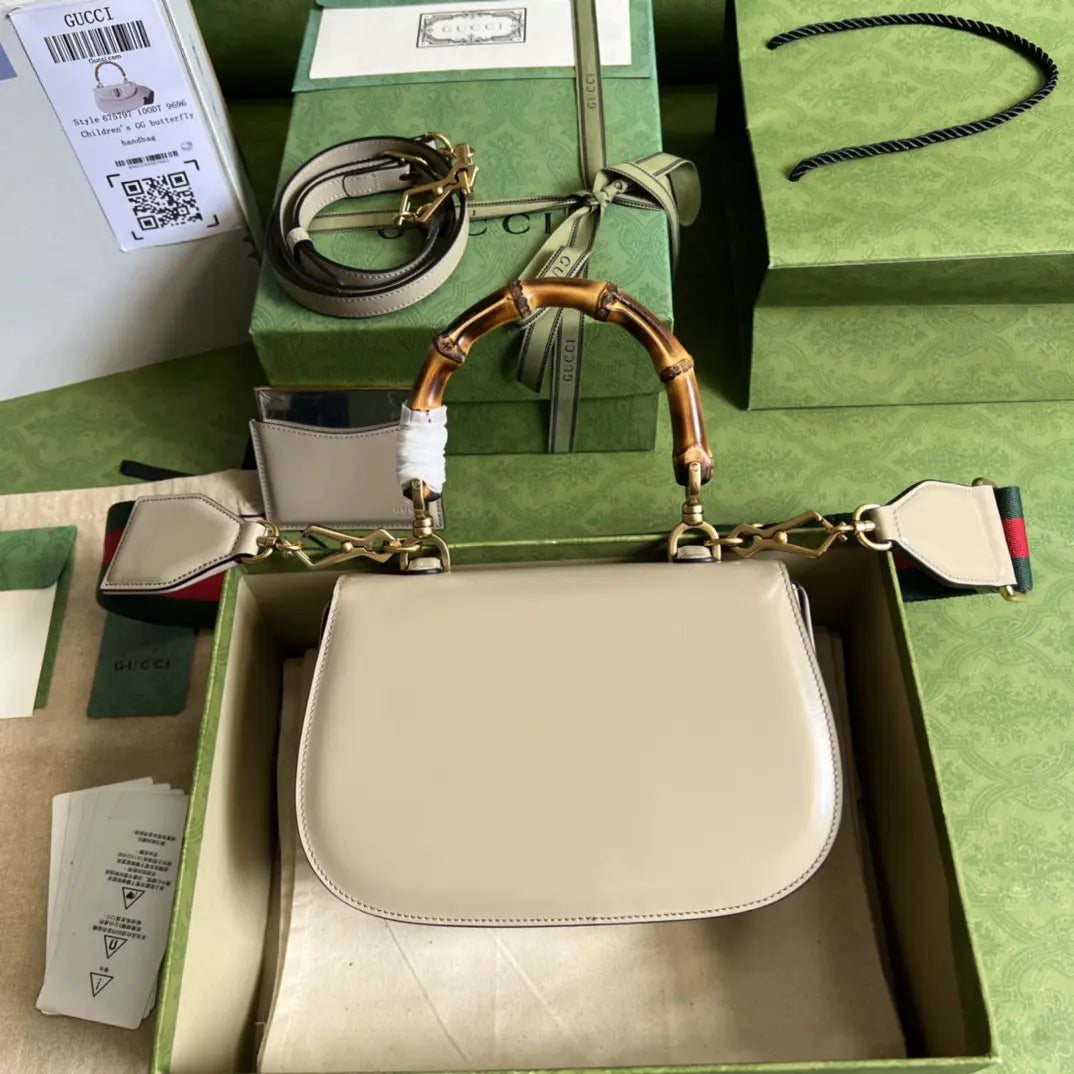 グッチ バンブー 1947 スモール トップハンドルバッグ