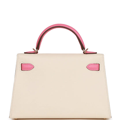 エルメス スペシャルオーダー（HSS）ケリー・セリエ 20 ナタ＆ローズアザリー エプソム パーマブラス金具