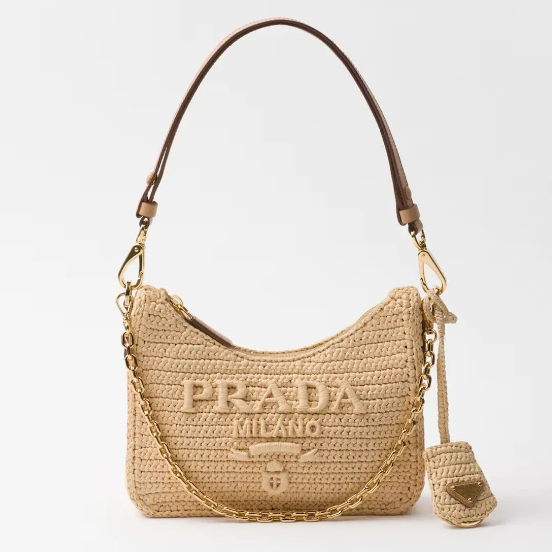 【大人気】PRADA◆Re-edition ミニバッグ チェーン ストラップ付