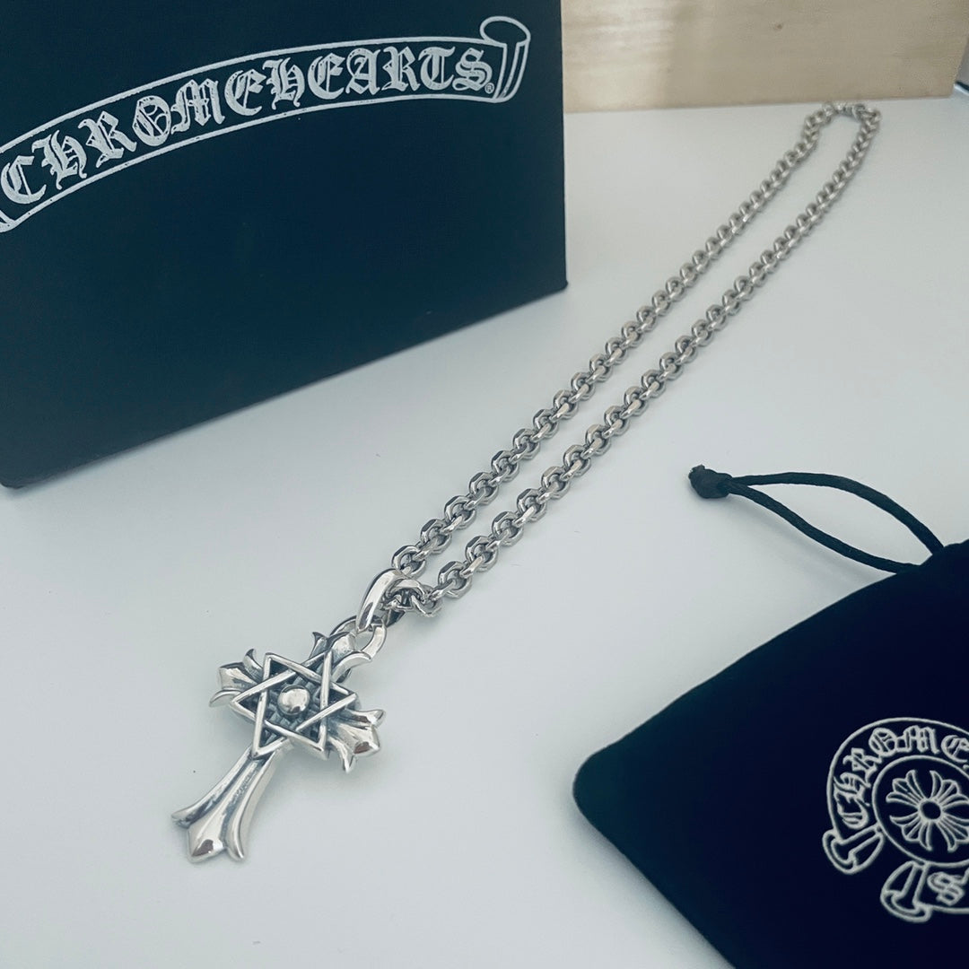 【CHROME HEARTS】クロムハーツ、新しいネックレス万能シンプルファッションオーナメント