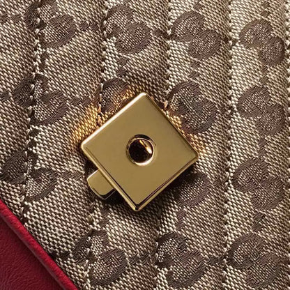 GGマーモント ミニキルティングショルダーバッグ