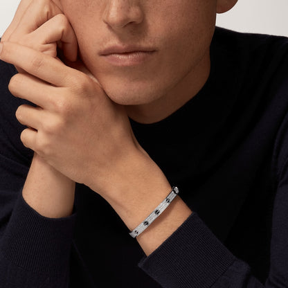 ラブブレスレット、ダイヤモンドパヴェ、セラミック