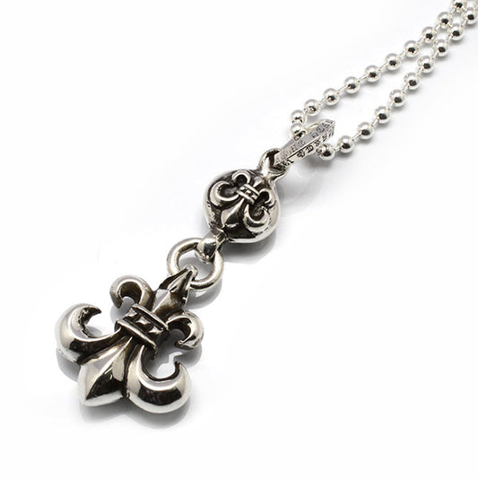【クロムハーツ　ネックレス　ペンダント】CHROME HEARTS　1ボールBSフレアチャーム ペンダント【チェーン付】　ネックレス