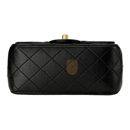 シャネル マスター リトル ゴールド ボール スクエア フラップ バッグ AS1786 (17*13.5*8cm)