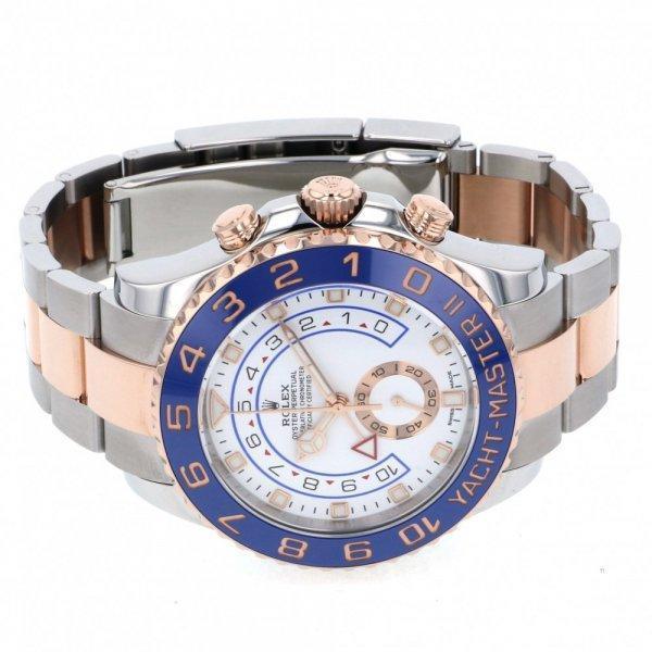 ヨットマスターⅡ ウォッチ : エバーローズロレゾール - オイスタースチール＆18 CT エバーローズゴールド - M116681-0002