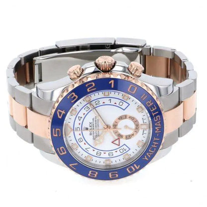 ヨットマスターⅡ ウォッチ : エバーローズロレゾール - オイスタースチール＆18 CT エバーローズゴールド - M116681-0002