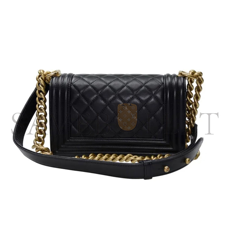 シャネル スモール キルティング ボーイ ブラック A67085 Y09939 94305 (20*12*8cm)