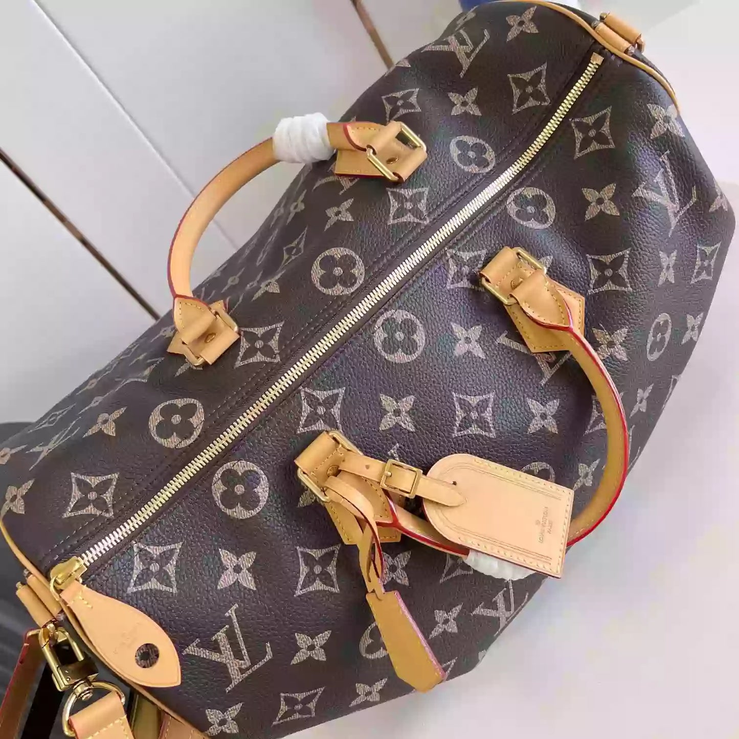 スピーディー P9 バンドリエール 50 モノグラム ソフトカーフスキン M46962 – LW359