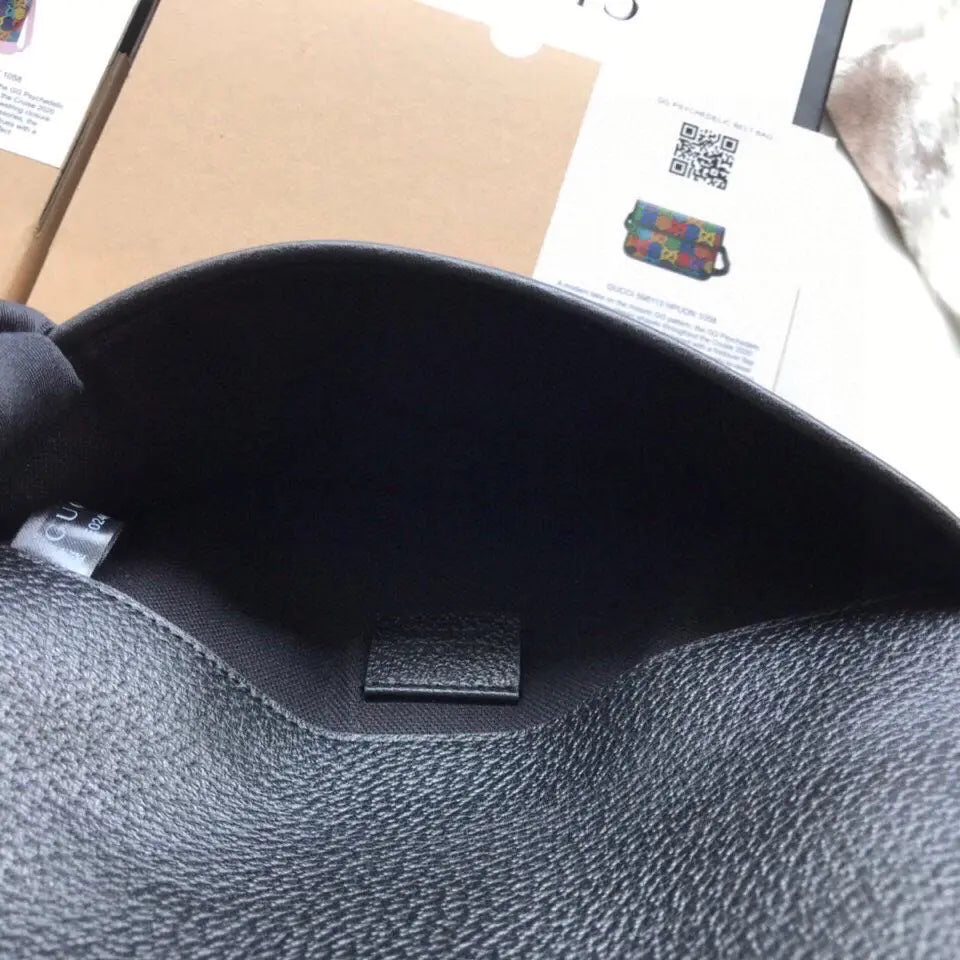 GGブラックベルトバッグ