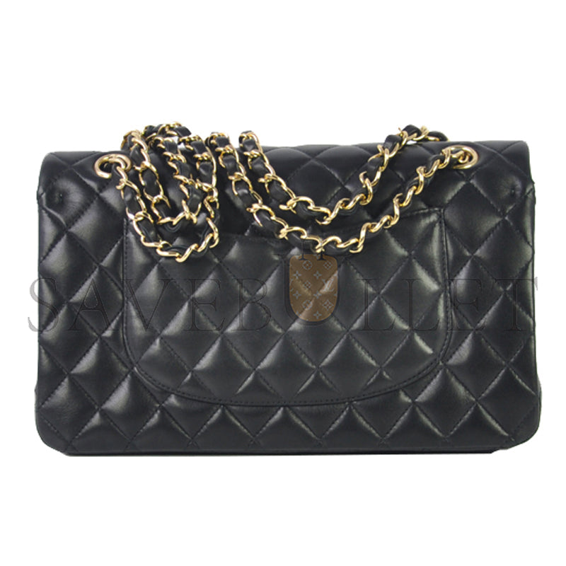 シャネル クラシック フラップ ミディアム ブラック A01112 (26*16*7cm)