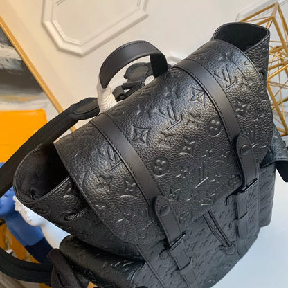 クリストファー MM バックパック ブラック モノグラム トリヨンレザー M55699 – LW349