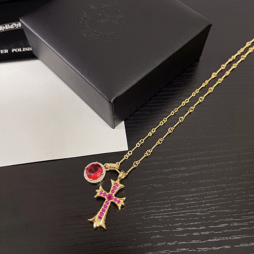 【Chrome Hearts】ネックレス、新しいネックレス万能シンプルファッションオーナメント