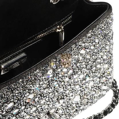 シャネル マスター ミニ フラップバッグ サテンストラス AS4142 (20*13*6cm)