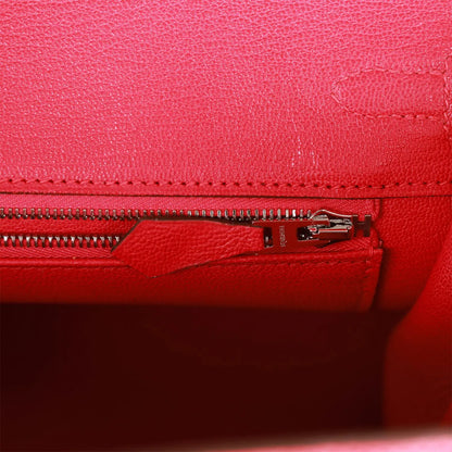 エルメス バーキン 25 ローズエクストリーム リザード パラジウム金具