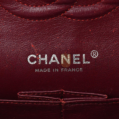 シャネル パテントカーフスキン キルティング ミディアム ダブルフラップ 903130 (25*15*6cm)