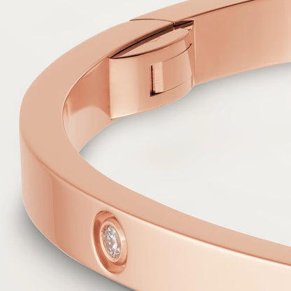 ラブブレスレット、スモールモデル、ダイヤモンド10個