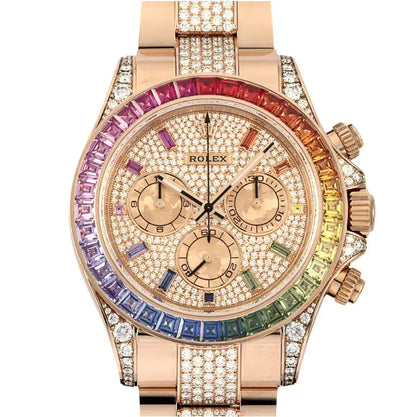 ロレックス ROLEX デイトナ レインボー 全面ダイヤ ブレスダイヤモンド 116595RBOW