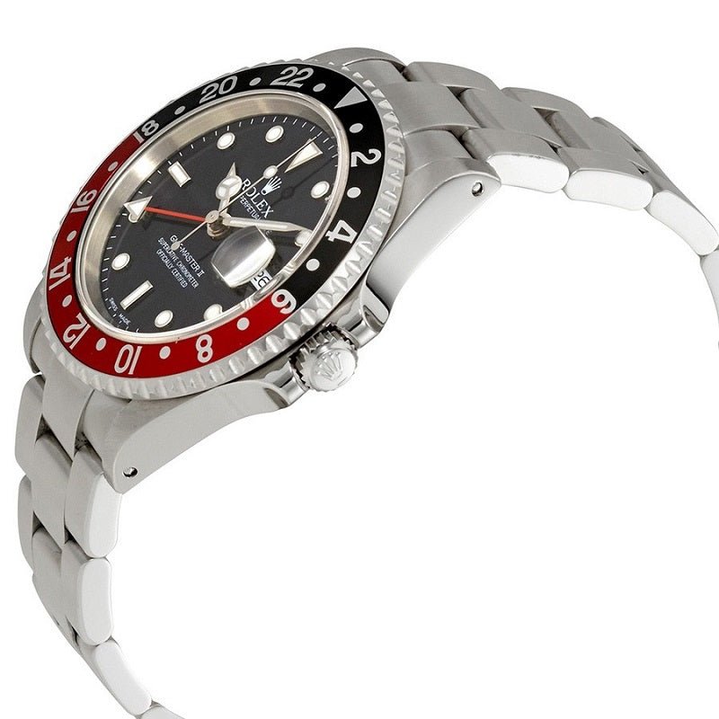 ROLEXロレックスグリニッジタイプ2赤と黒のコーラリング16710COKE