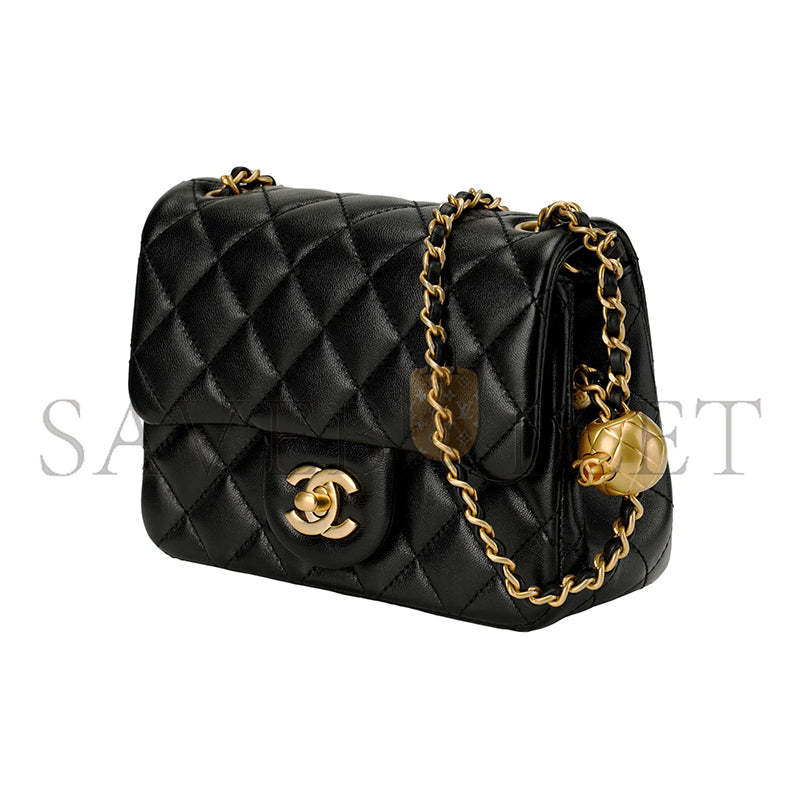 シャネル マスター リトル ゴールド ボール スクエア フラップ バッグ AS1786 (17*13.5*8cm)