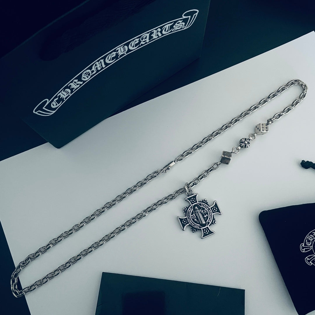 【CHROME HEARTS】クロムハーツ、新しいネックレス万能シンプルファッションオーナメント