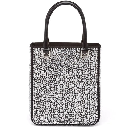 早い者勝ち!【PRADA】キラキラ女子力コーデUP☆クリスタルトート