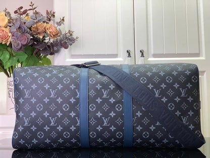 ルイ・ヴィトン キーポル・バンドリエール 55 モノグラム・エクリプス – LW192